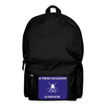 Ich fange die Fliege leicht - Rucksack - Schwarz - Vorne