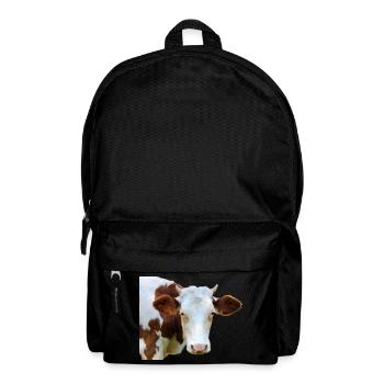 funny cow cow head gift farmers farmers - Backpack - black - Front