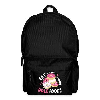 Donut Donut-Liebhaber - Rucksack - Schwarz - Vorne