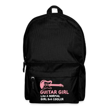 Gitarre Gitarristin - Rucksack - Schwarz - Vorne