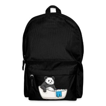 Panda Baden Badewanne - Rucksack - Schwarz - Vorne