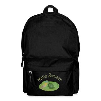 Hallo Sommer - Rucksack - Schwarz - Vorne