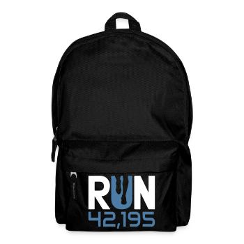 Marathon Runner Run 42,195 finishers - Backpack - black - Front