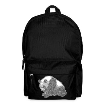 Panda grand - Sac à dos - noir - Devant