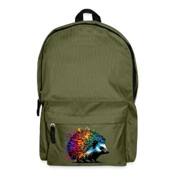 Hedgehog - Backpack - olive green - Front