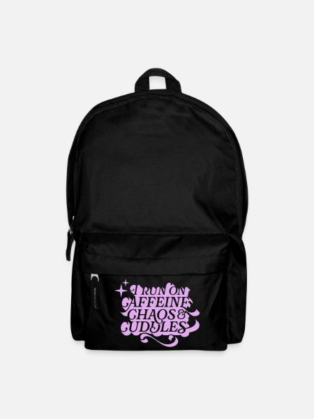 Caffeine Chaos Cuddles – Power Mode On - Rucksack - Schwarz