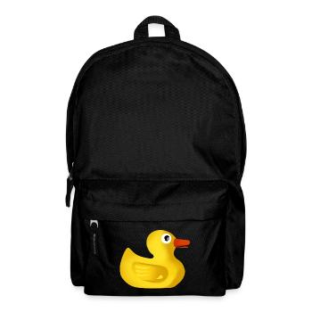 Süße Quietscheente - Rucksack - Schwarz - Vorne