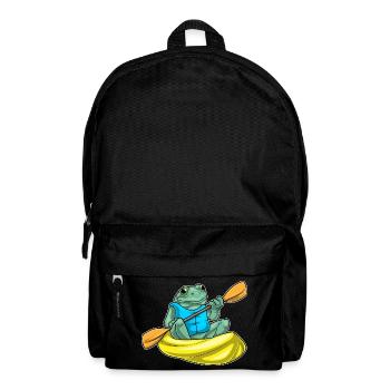 Frosch kleines Boot - Rucksack - Schwarz - Vorne