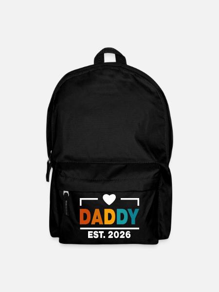 Daddy Est 2026 Erster Daddy Neuer Dad Est 2026 - Rucksack - Schwarz