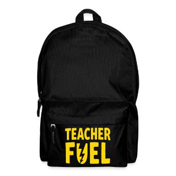 Teacher Fuel - Rucksack - Schwarz - Vorne