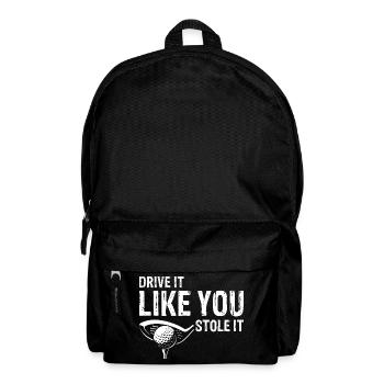 If You're Not Making Putts Fix Your Form Humor - Backpack - black - Front