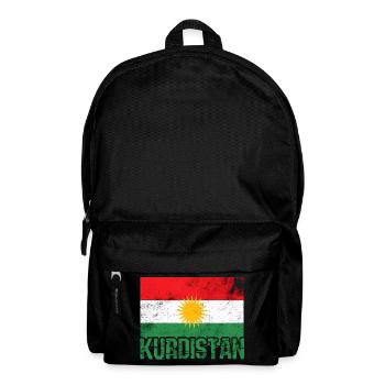 Symbole de paix kurde avec les Kurdes du Kurdistan - Sac à dos - noir - Devant
