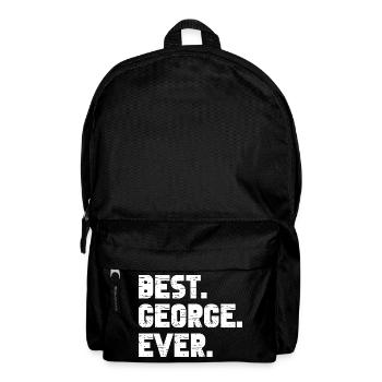 Best George Ever Geschenk Spruch - Rucksack - Schwarz - Vorne