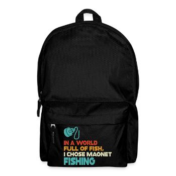 Neodymium Magnet Fishing Magnetic Fisher - Backpack - black - Front