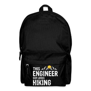 Engineer Who Hikes Proud Trail Trekker Outdoor Fan - Backpack - black - Front
