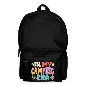 À l’époque du camping - Sac à dos - noir - Devant