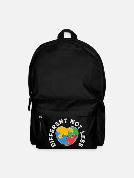 PuzzleHeart Diversity Combines Colors - Backpack - black