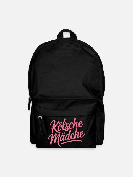 Kölsche Mädche Karneval Köln Kölle Kölsch Mädchen - Rucksack - Schwarz