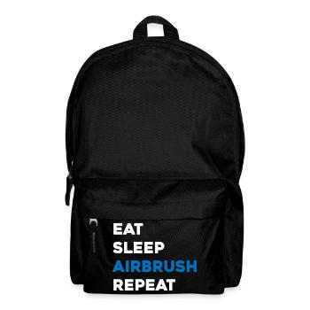 Eat, Sleep Airbrush Repeat – Scale Model Builder - Rucksack - Schwarz - Vorne