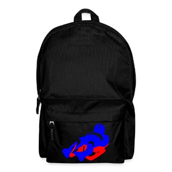 Schlitten - Rucksack - Schwarz - Vorne