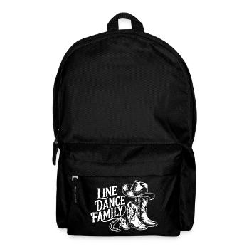 Line Dance Family – Western Boots - Backpack - black - Front