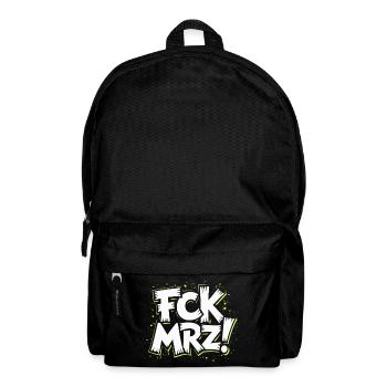 FCK Mar Political Protest Slogan - Backpack - black - Front