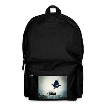 Krähenflug - Rucksack - Schwarz - Vorne