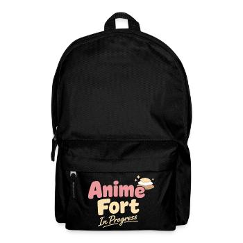 Anime-hausmensch Kuscheliger Weeb - Rucksack - Schwarz - Vorne