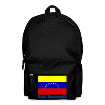 Venezuela, liberté, Caracas, Amérique du sud - Sac à dos - noir - Devant