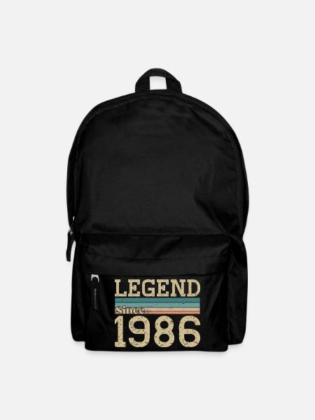 Legende seit 1986 Jubiläum 1986 Vintage - Rucksack - Schwarz