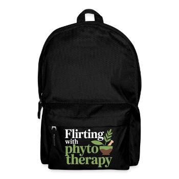 Herbalist Flirting With Phytotherapy Professional  - Backpack - black - Front