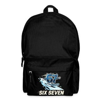 67 Meme Snowboard Winter Sports - Backpack - black - Front