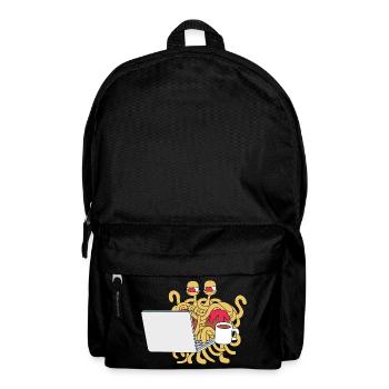 Flying Spaghetti Monster Pastafari FSM Atheist - Rucksack - Schwarz - Vorne