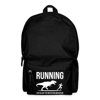 Chemise humoristique de course pour joggers - Sac à dos - noir - Devant