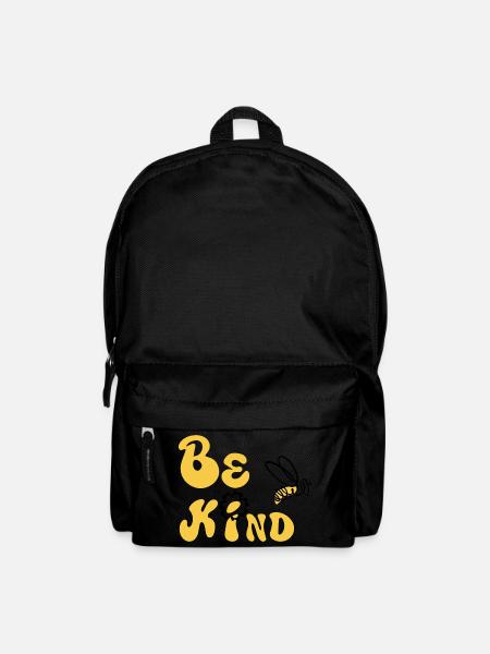 Sei freundlich! - Rucksack - Schwarz