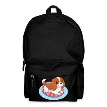 Sommerbojen-Schwimmerwelpe - Rucksack - Schwarz - Vorne