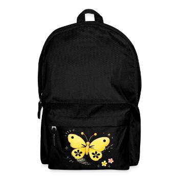 Butterfly yellow spring - Backpack - black - Front