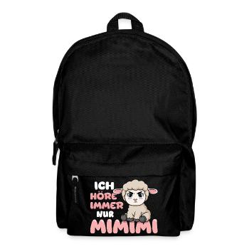  Ich Höre Immer Nur Ein Mimimi Schaf - Rucksack - Schwarz - Vorne