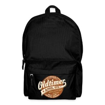 Classic Car April 1976 - Birthday - Gift - Backpack - black - Front