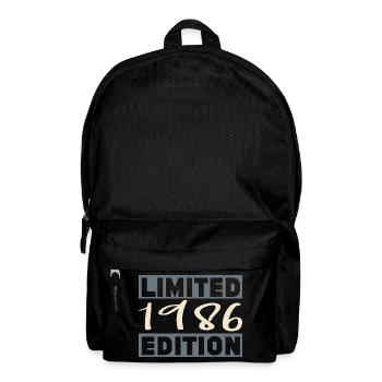Vintage 1986, 40-jähriges Jubiläumsgeschenk - Rucksack - Schwarz - Vorne