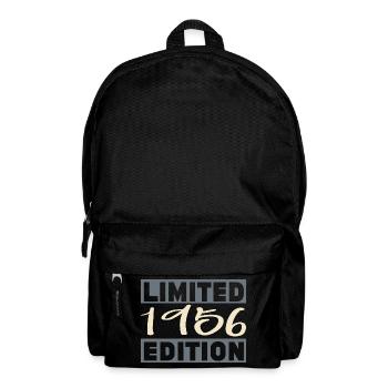 Vintage 1956, 70. Jubiläumsgeschenk - Rucksack - Schwarz - Vorne