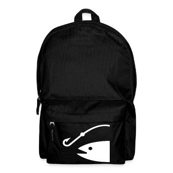 Angeln - Rucksack - Schwarz - Vorne