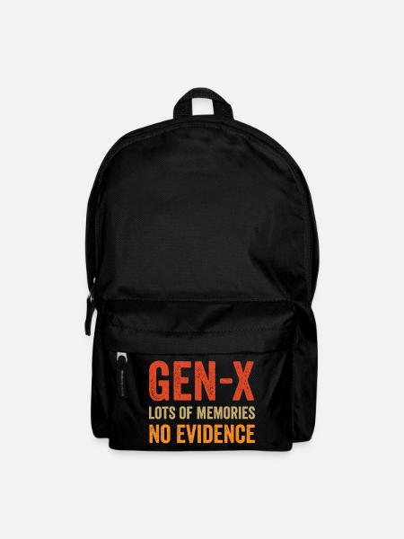 Generation X - Lot of Memories. No Evidence. - Backpack - black
