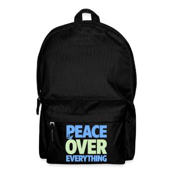 Peace Over Everything Spiritual Serenity - Backpack - black - Front