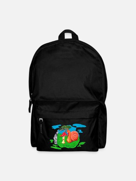 Mushroom front - Backpack - black