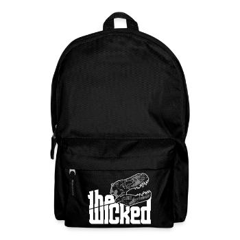 Skull Logo - dark collection - Backpack - black - Front