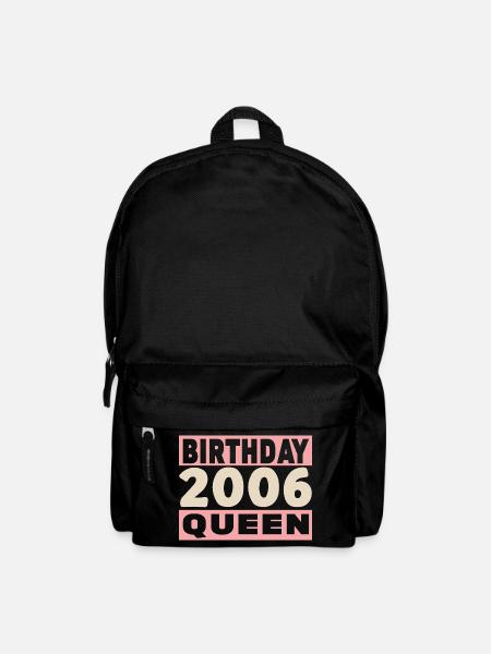 Geburtstagskönigin 20 Jahre alt 2006 Geburtstag - Rucksack - Schwarz