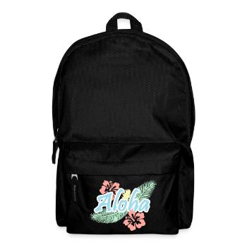 Aloha-tropische Sommerblumen - Rucksack - Schwarz - Vorne