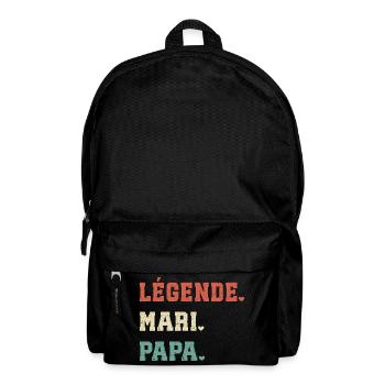 Legend Husband Papa Gift for Papa - Backpack - black - Front
