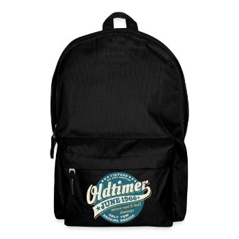 Oldtimer Juni 1966 | Geburtstag Geschenk - Rucksack - Schwarz - Vorne